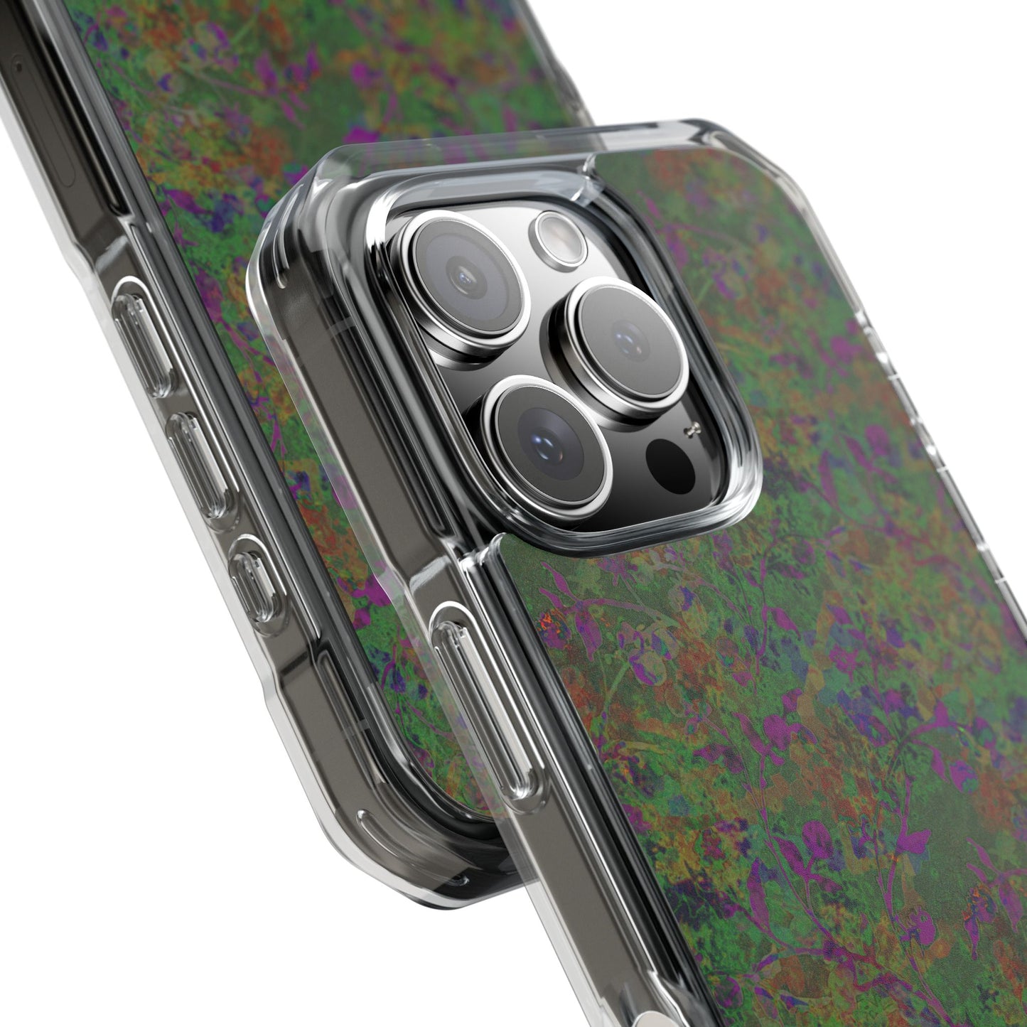 iPhone 16 Magnetic Clear Impact Case - Hidden Weave Series V3 No.24