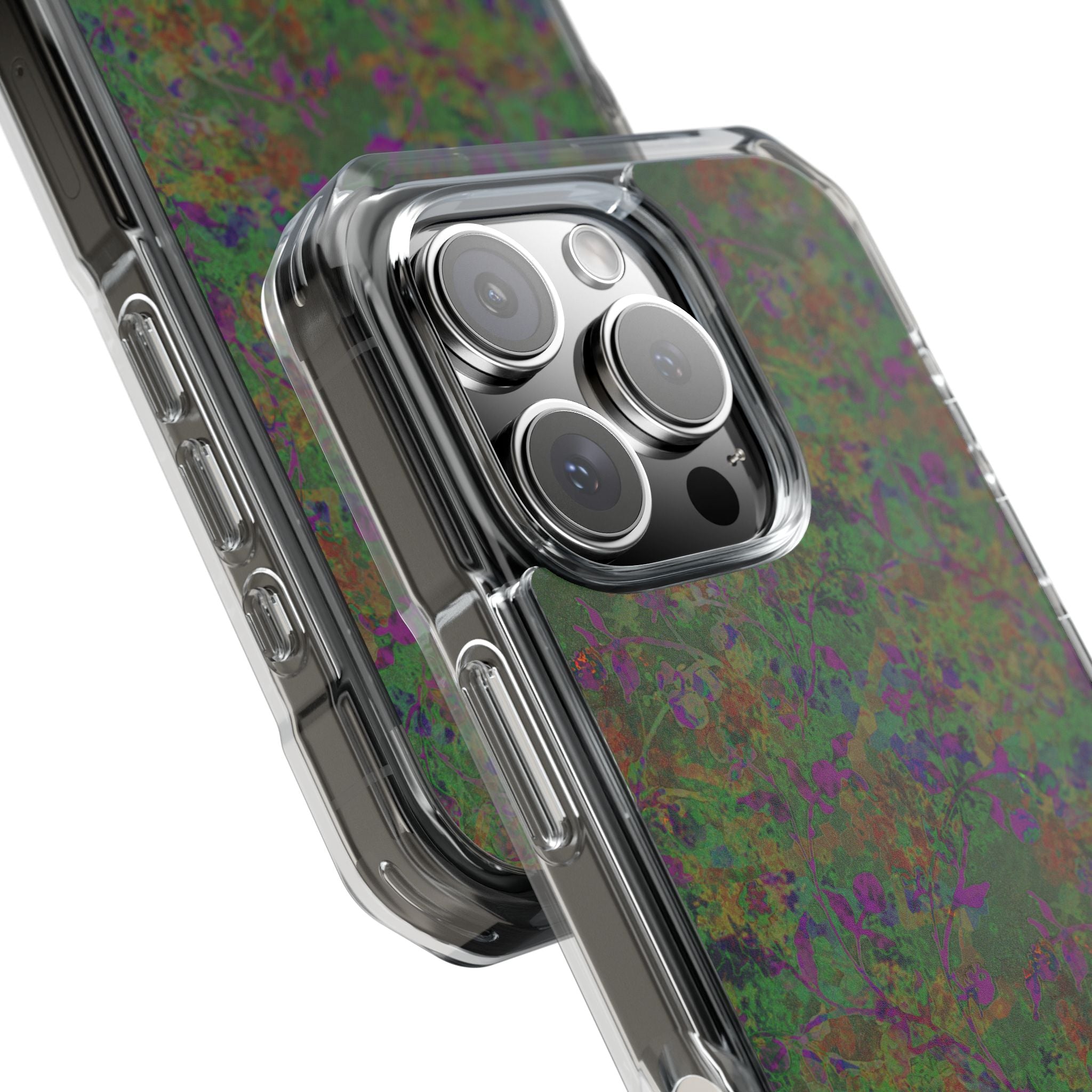 iPhone 16 Magnetic Clear Impact Case - Hidden Weave Series V3 No.24
