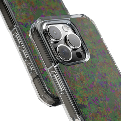 iPhone 16 Magnetic Clear Impact Case - Hidden Weave Series V3 No.24