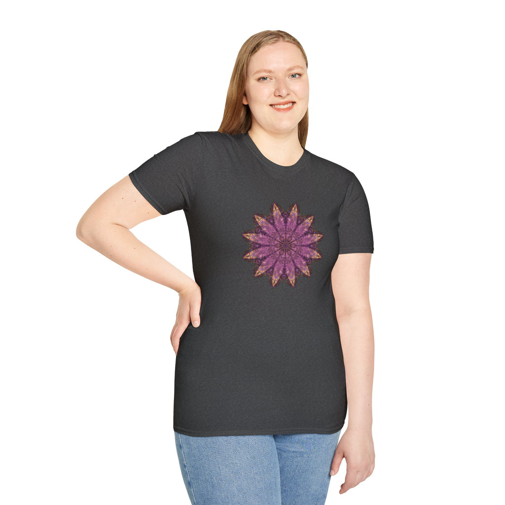 Unisex Softstyle T-Shirt - Love Light Mandalas No.16