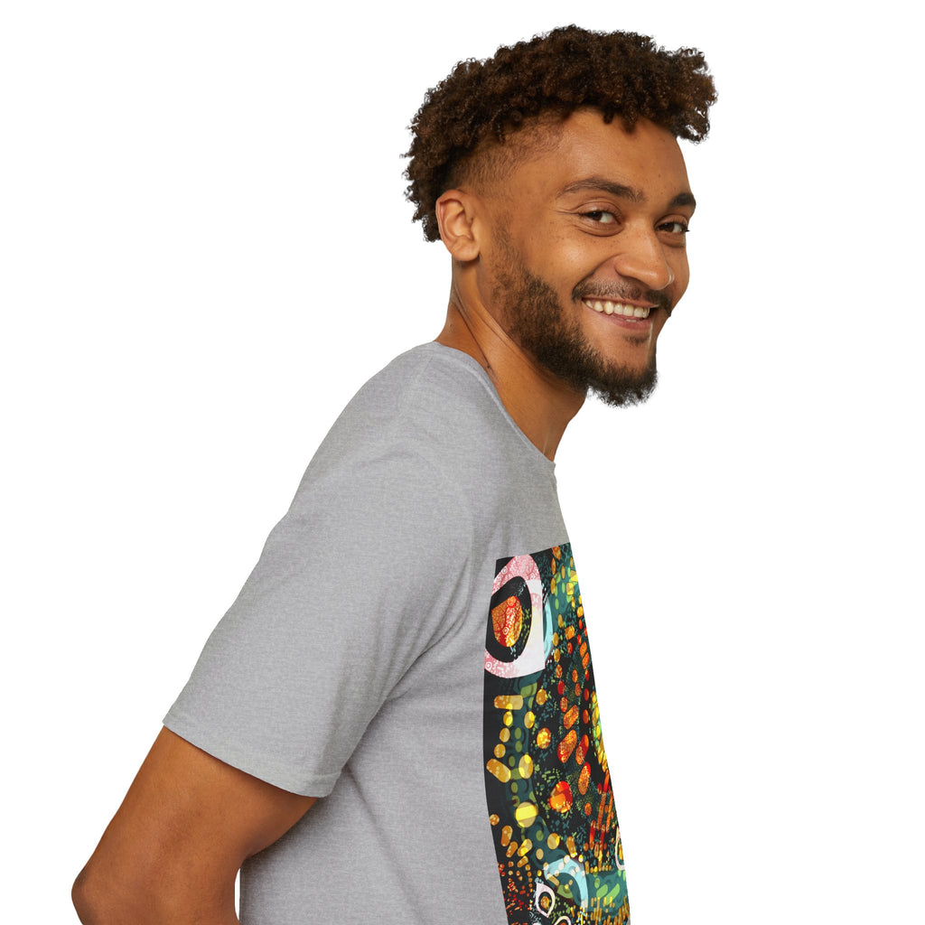 Unisex Softstyle T-Shirt - Psychedelic QR No.1