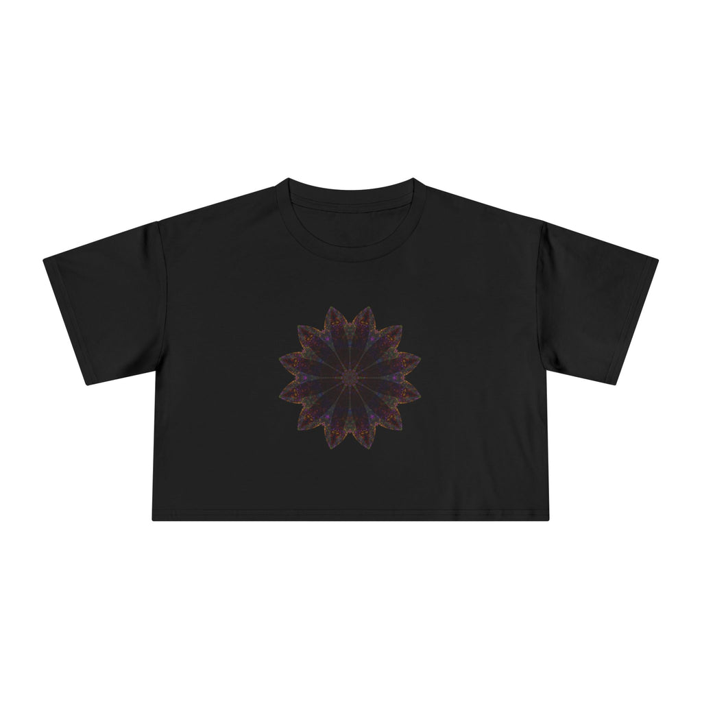 Women's Cropped Tee - Love Light Mandalas No.10