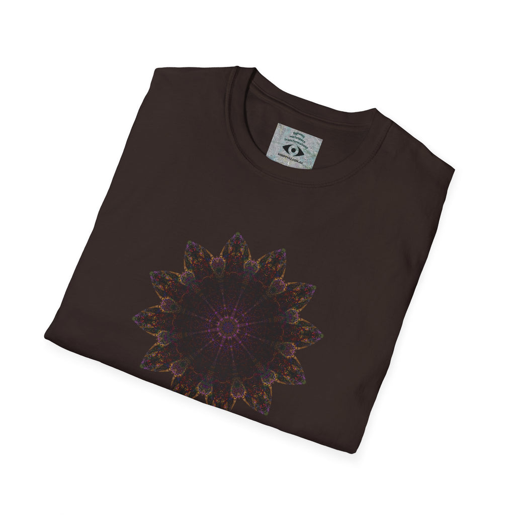 Unisex Softstyle T-Shirt - Love Light Mandalas No.12