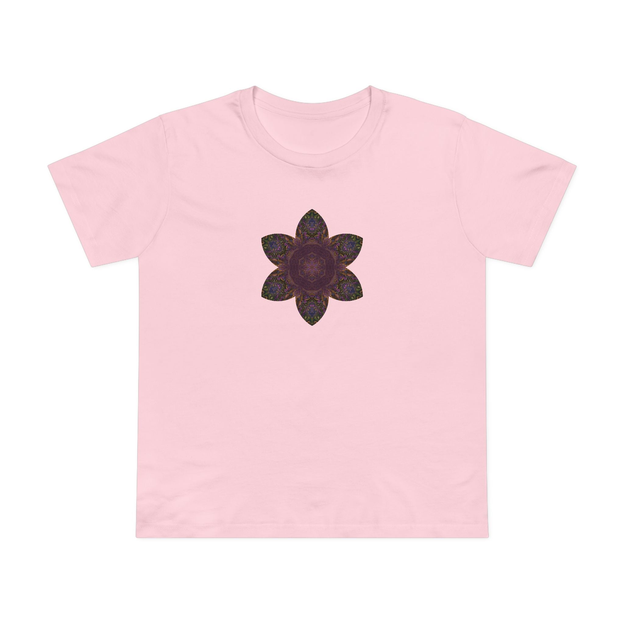 Women’s Maple Tee - Love Light Mandalas No.3