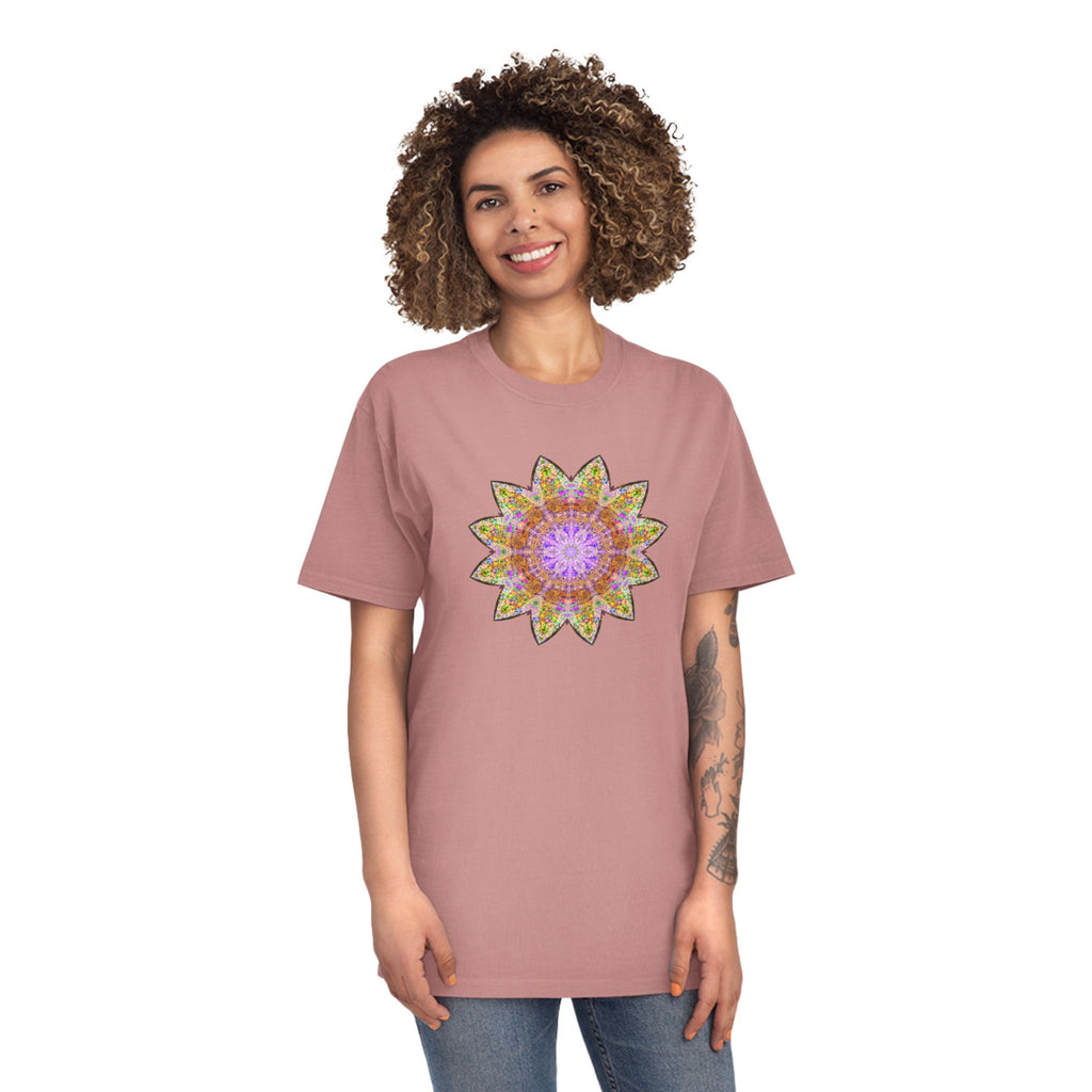 Unisex Faded Shirt - Love Light Mandalas No.14