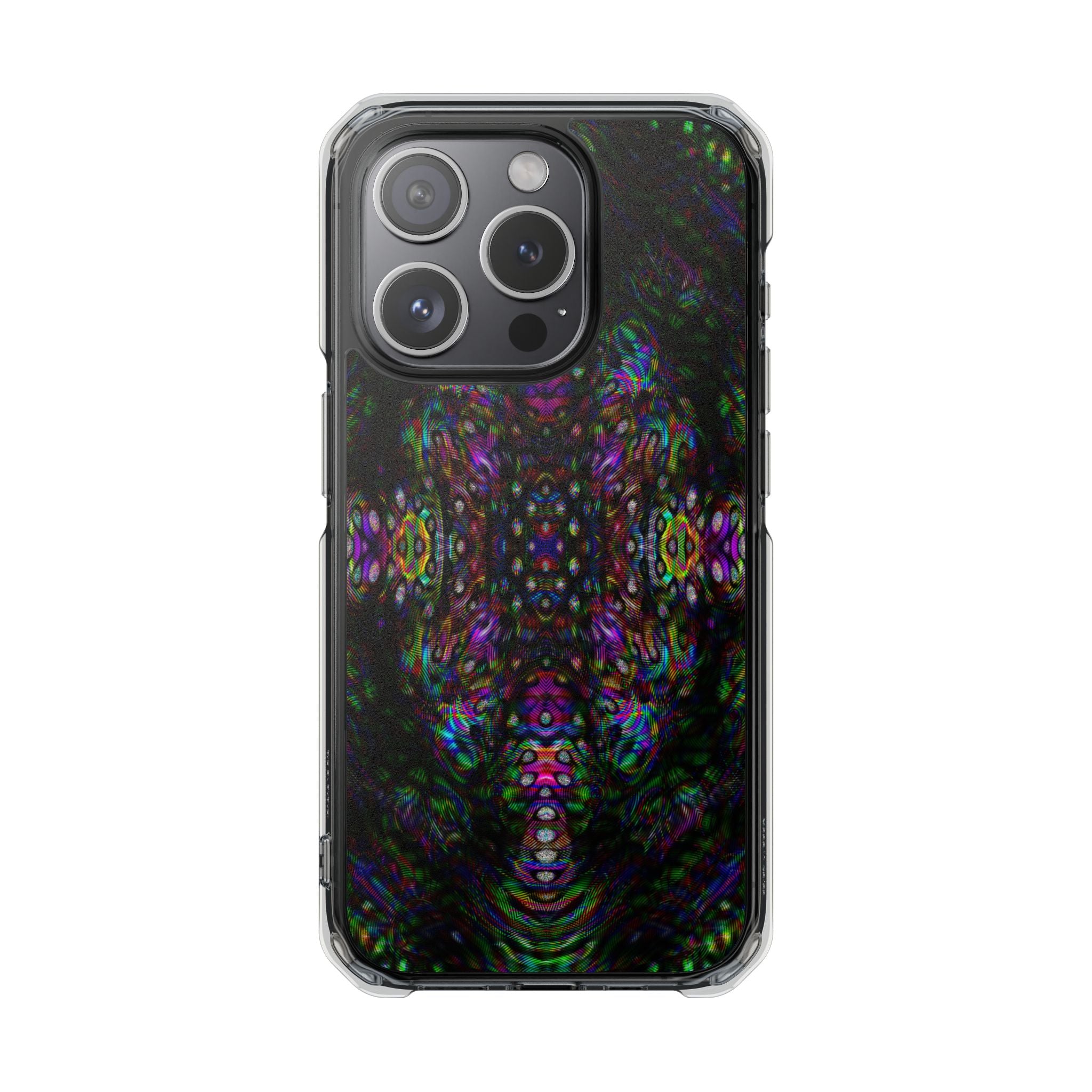 iPhone 15 Magnetic Clear Impact Case - DMT Scribe Tiles No.2