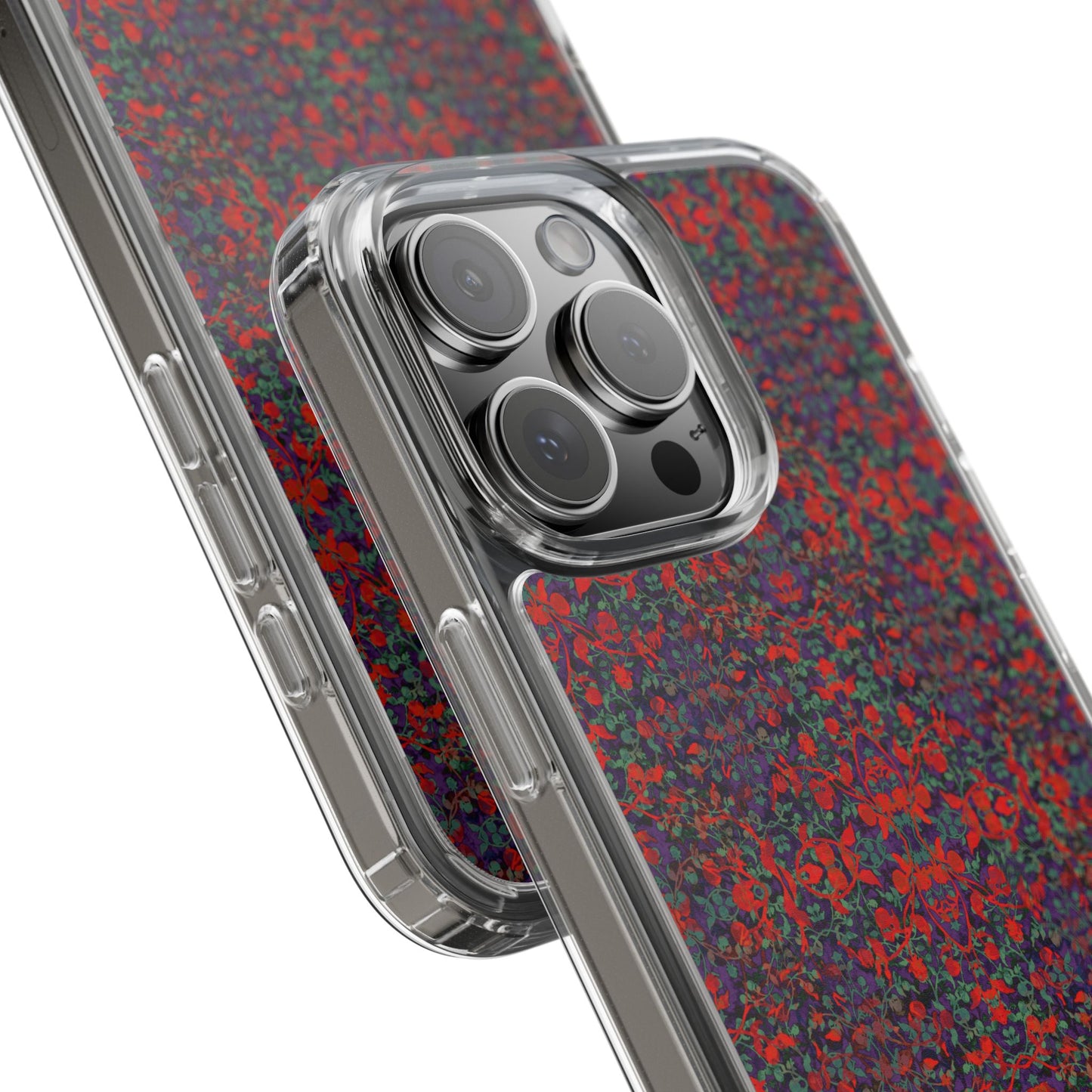 iPhone 16 Clear Case – Hidden Weave Series No.25
