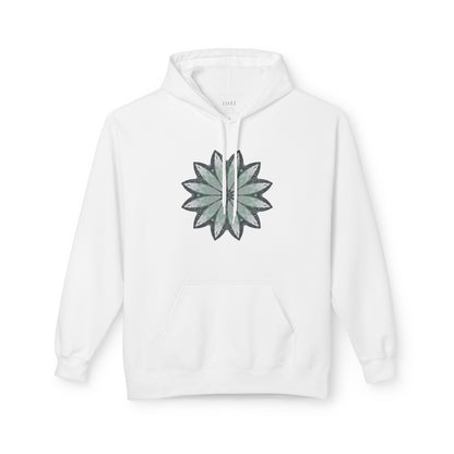 Unisex Midweight Softstyle Fleece Hoodie - Love Light Mandalas No.22