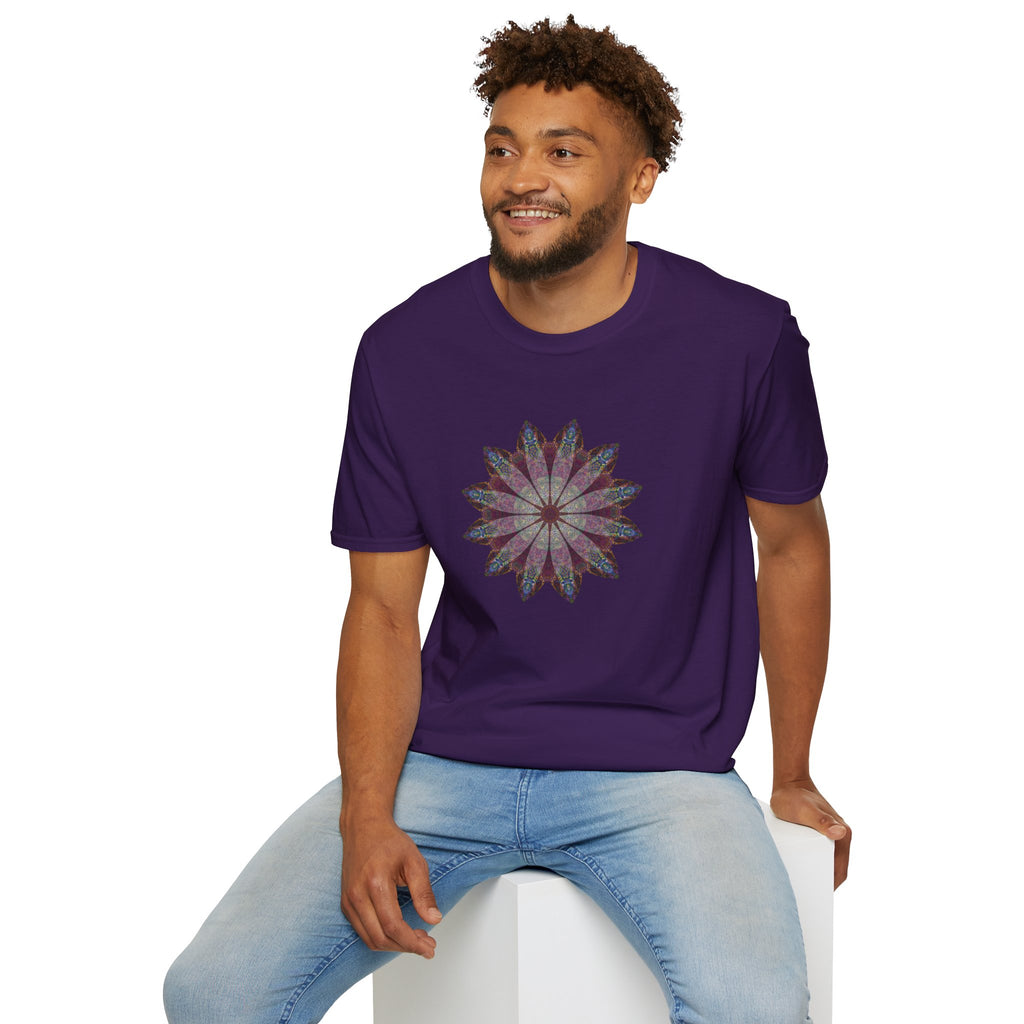 Unisex Softstyle T-Shirt - Love Light Mandalas No.9