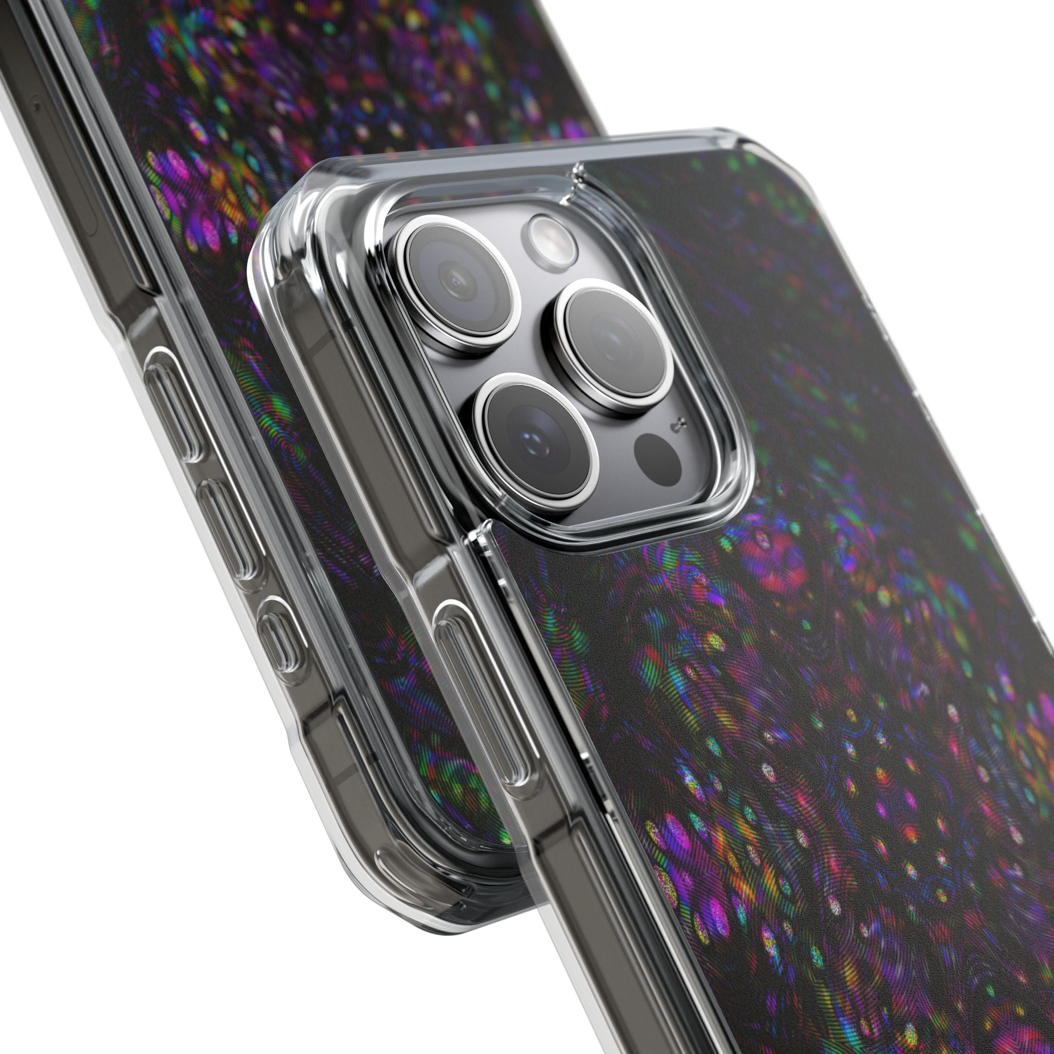 iPhone 15 Magnetic Clear Impact Case - DMT Scribe Tiles No.3
