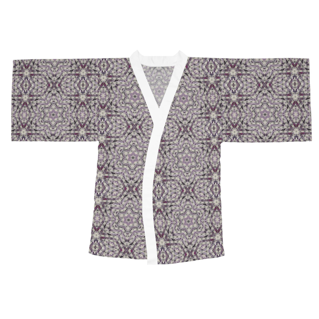 Long Sleeve Kimono Robe - P5 Kaleidoscopic No.22