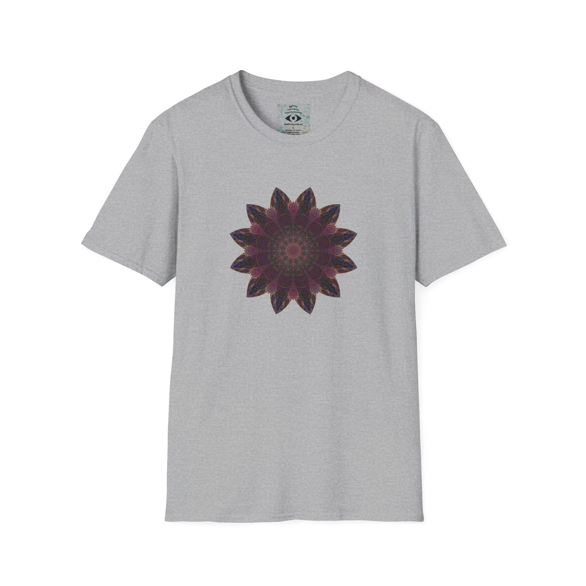Unisex Softstyle T-Shirt - Love Light Mandalas No.8