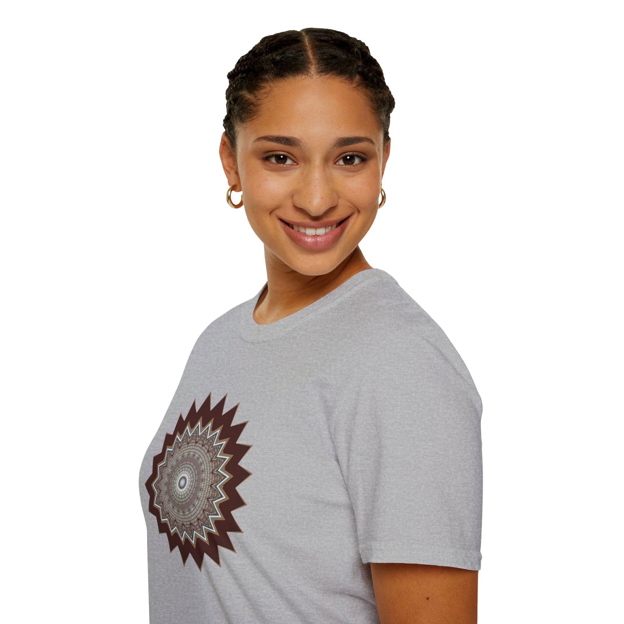 Unisex Softstyle T-Shirt - Mycelium Mandalas No.1