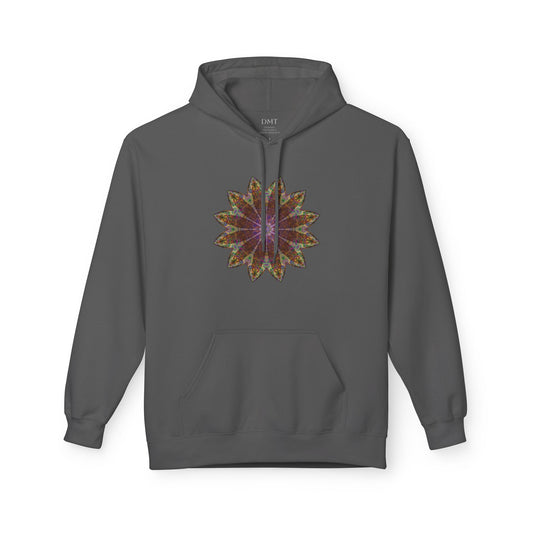 Unisex Midweight Softstyle Fleece Hoodie - Love Light Mandalas No.13
