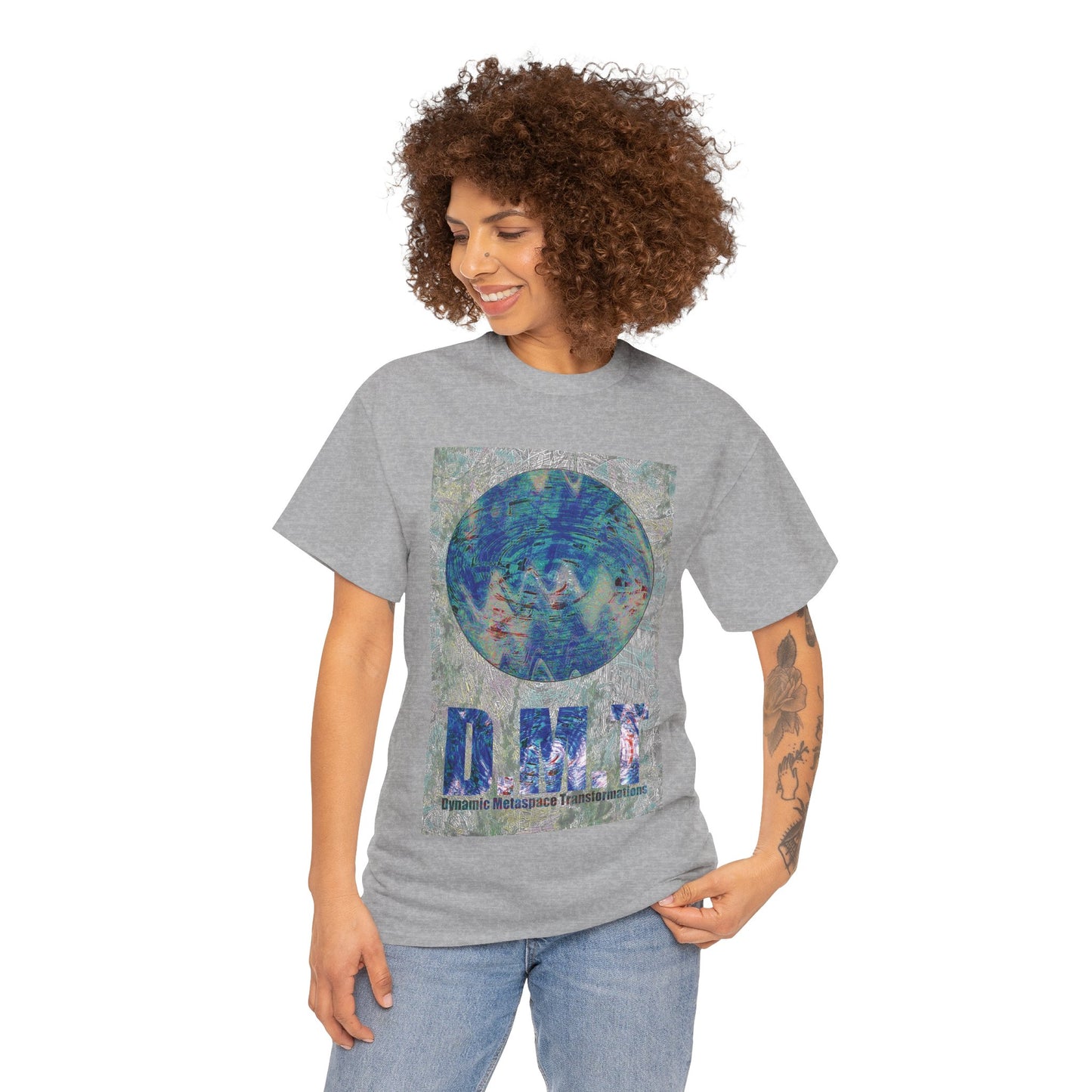 Unisex Heavy Cotton Tee - DMT Spheres No.2