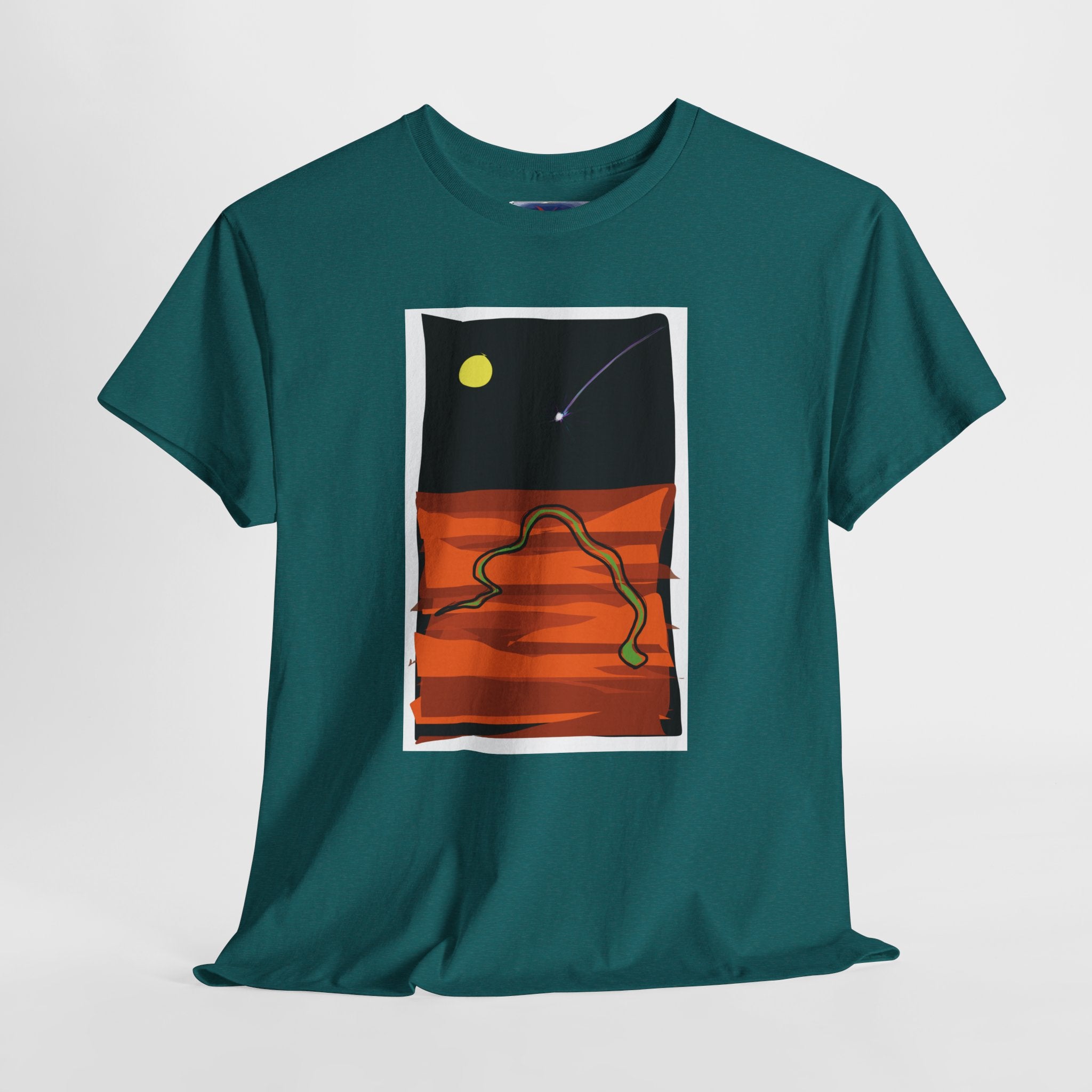 Unisex Heavy Cotton Tee - The Traveller Series (Shooting Star)