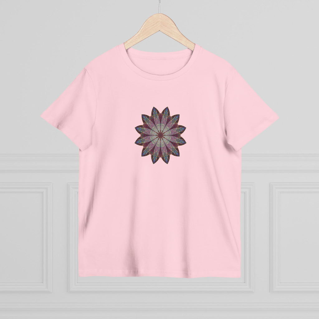 Women’s Maple Tee - Love Light Mandalas No.9