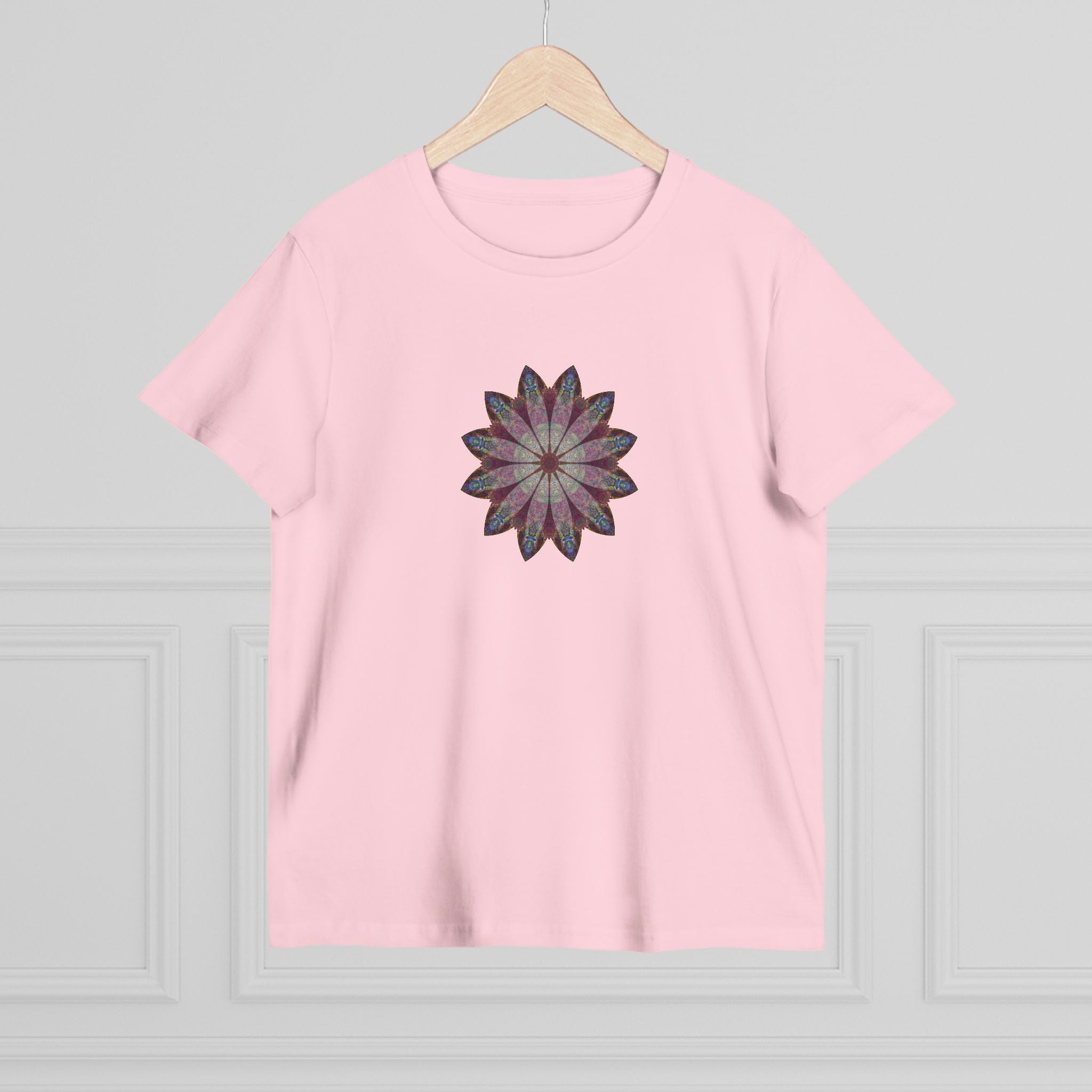 Women’s Maple Tee - Love Light Mandalas No.9