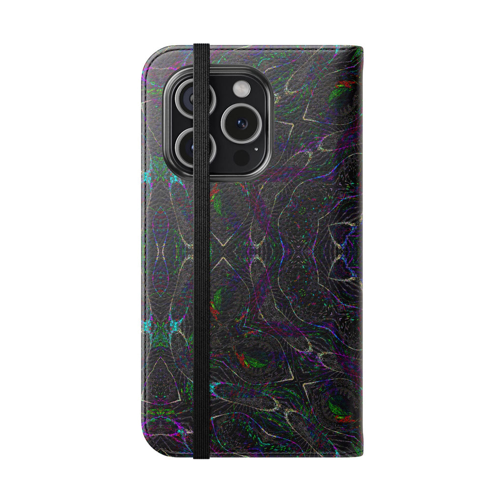 iPhone 15 Flip Case - P5 Kaleidoscopic No.32