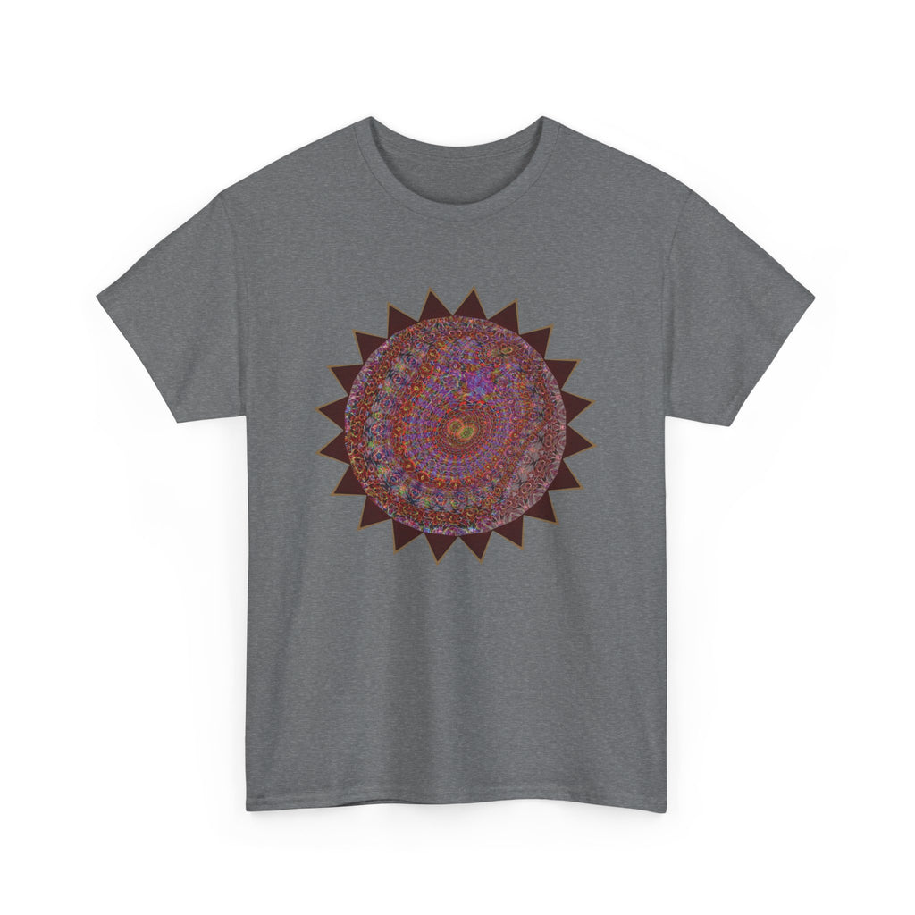 Unisex Heavy Cotton Tee - Mycelium Mandalas No.M18K4