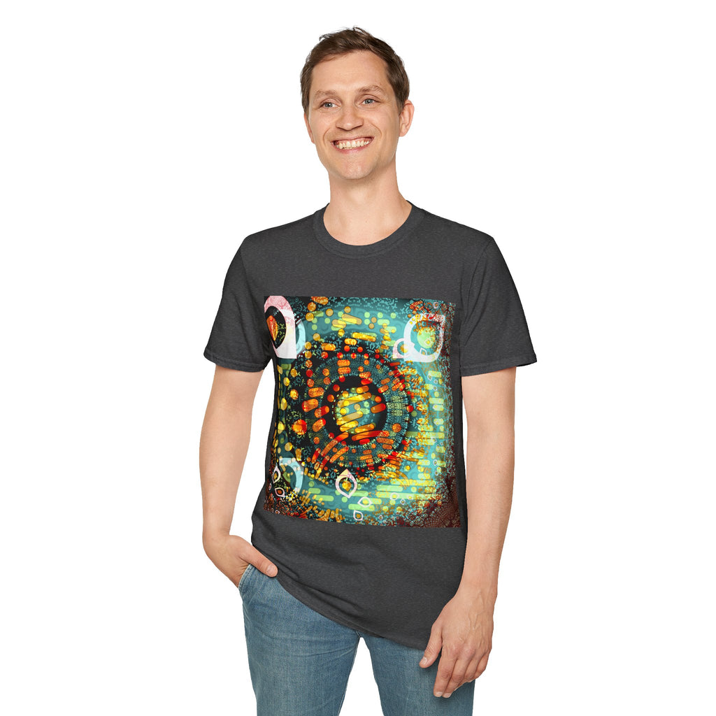 Unisex Softstyle T-Shirt - Psychedelic QR No.1