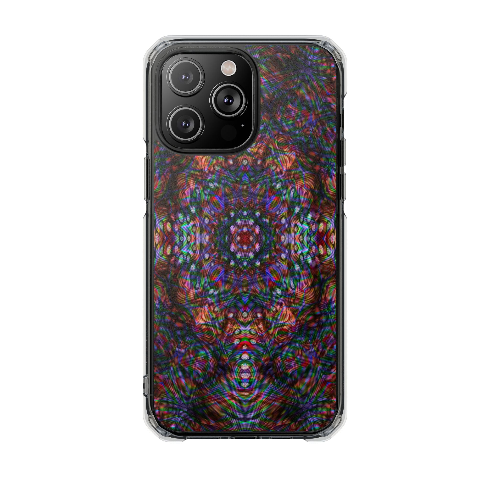 iPhone 14 Magnetic Clear Impact Case - DMT Scribe Tiles No.1