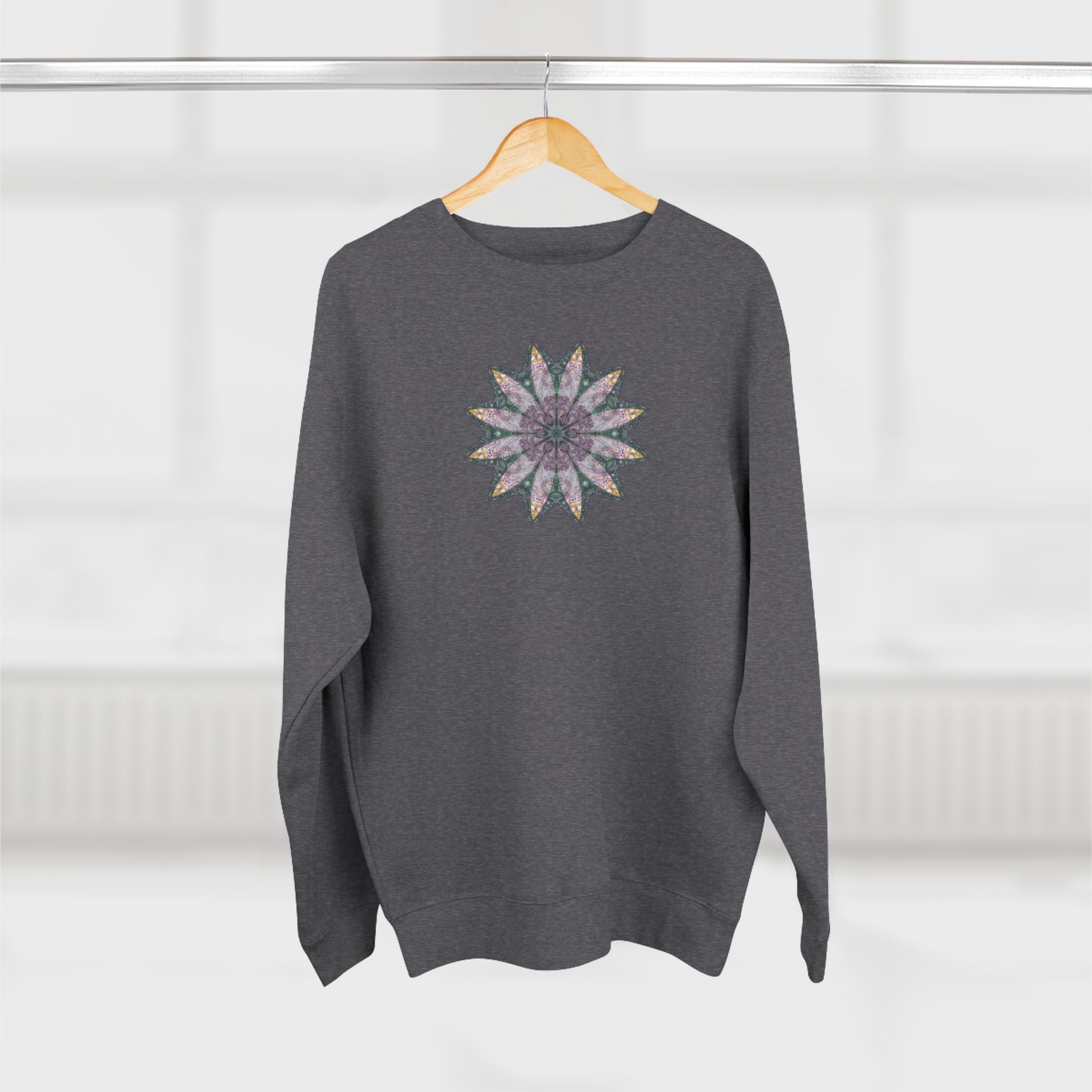 Unisex Crewneck Sweatshirt - Love Light Mandalas No.21