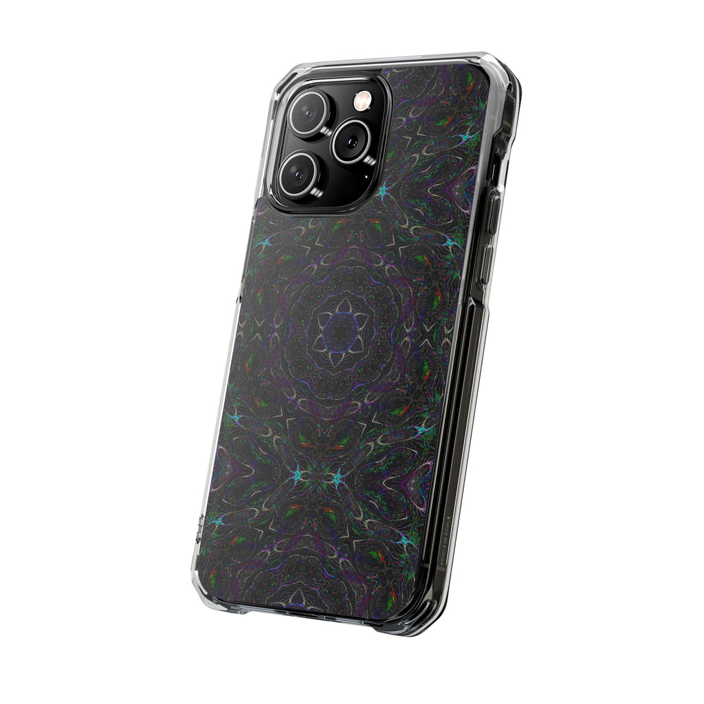iPhone 14 Magnetic Clear Impact Case - P5 Kaleidoscopic No.32
