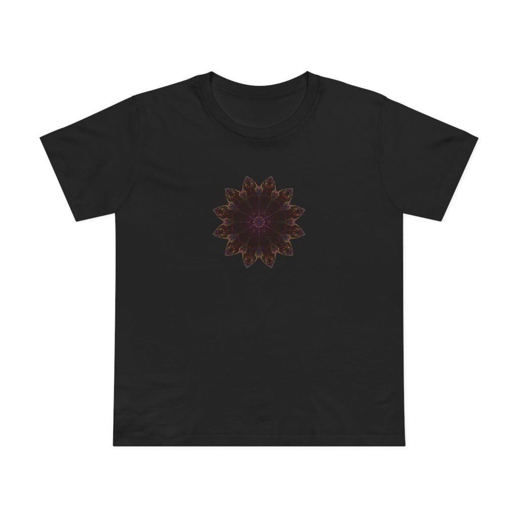 Women’s Maple Tee - Love Light Mandalas No.12