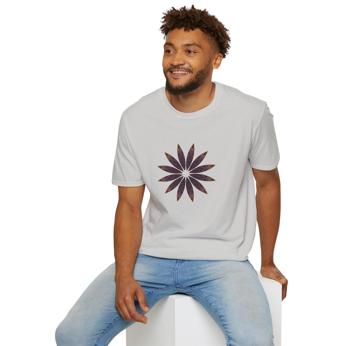 Unisex Softstyle T-Shirt - Love Light Mandalas No.2