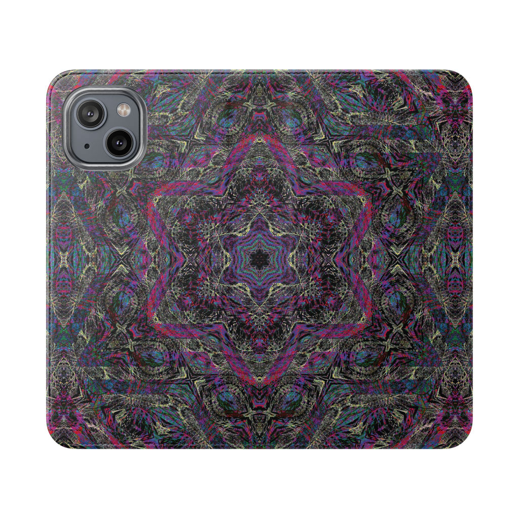 iPhone 14 Flip Case - P5 Kaleidoscopic No.33