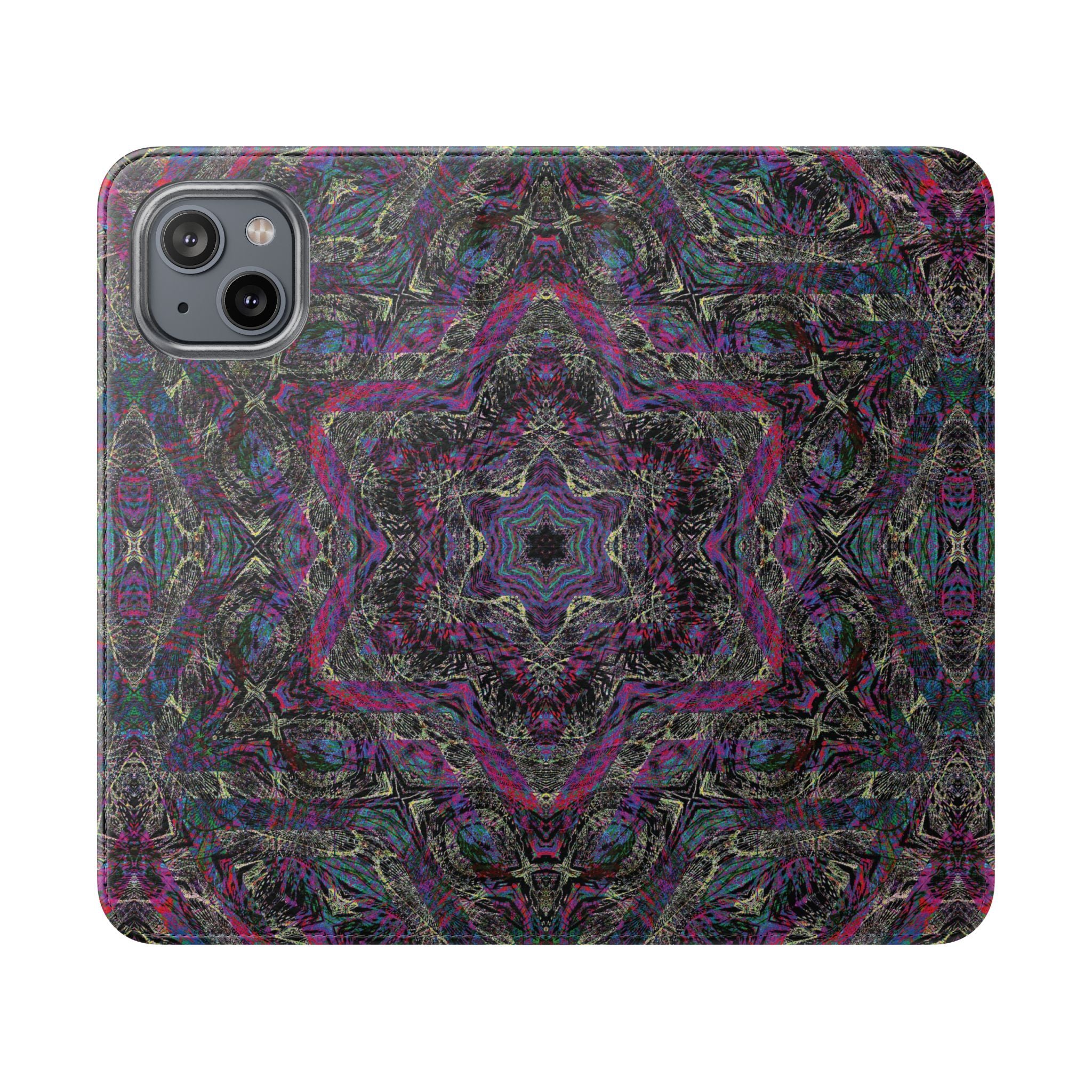 iPhone 14 Flip Case - P5 Kaleidoscopic No.33