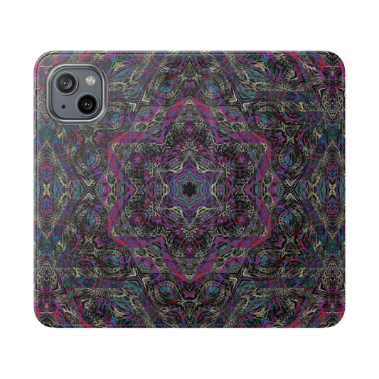 iPhone 14 Flip Case - P5 Kaleidoscopic No.33
