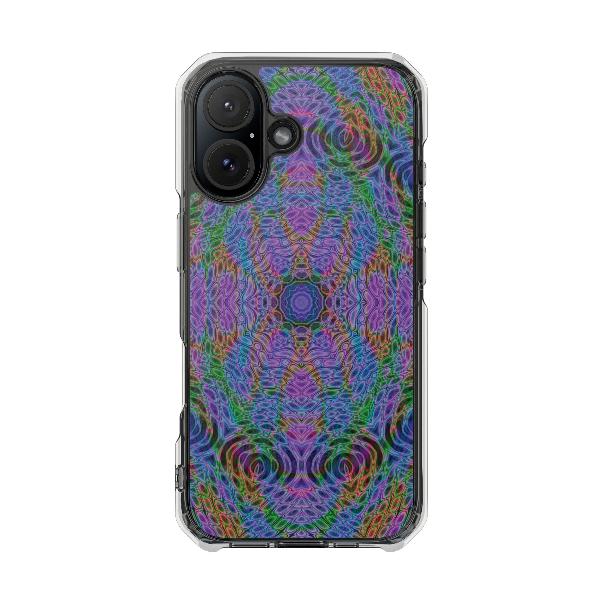 iPhone 16 Magnetic Clear Impact Case - DMT Seer No.21