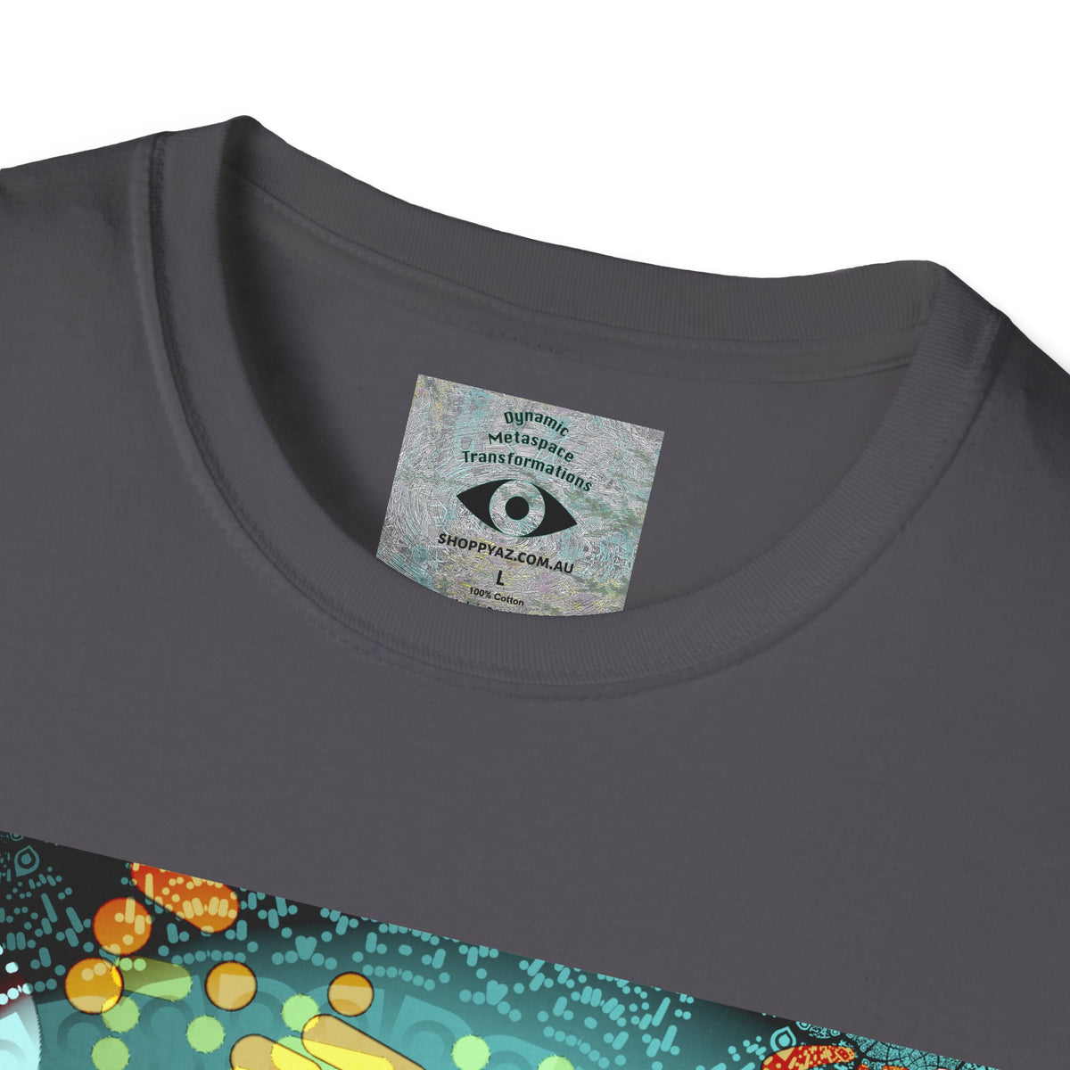 Unisex Softstyle T-Shirt - Psychedelic QR No.1