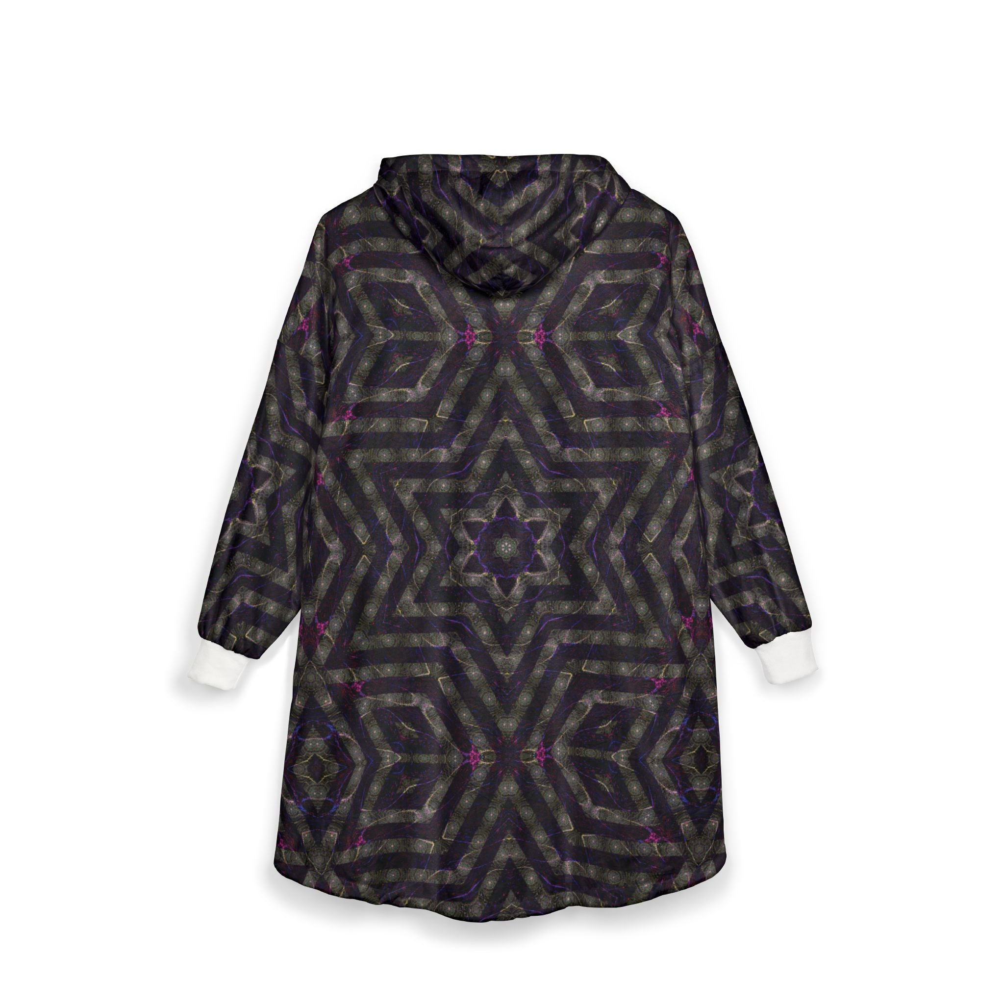 Unisex Hooded Blanket - P5 Kaleidoscopic No. 14