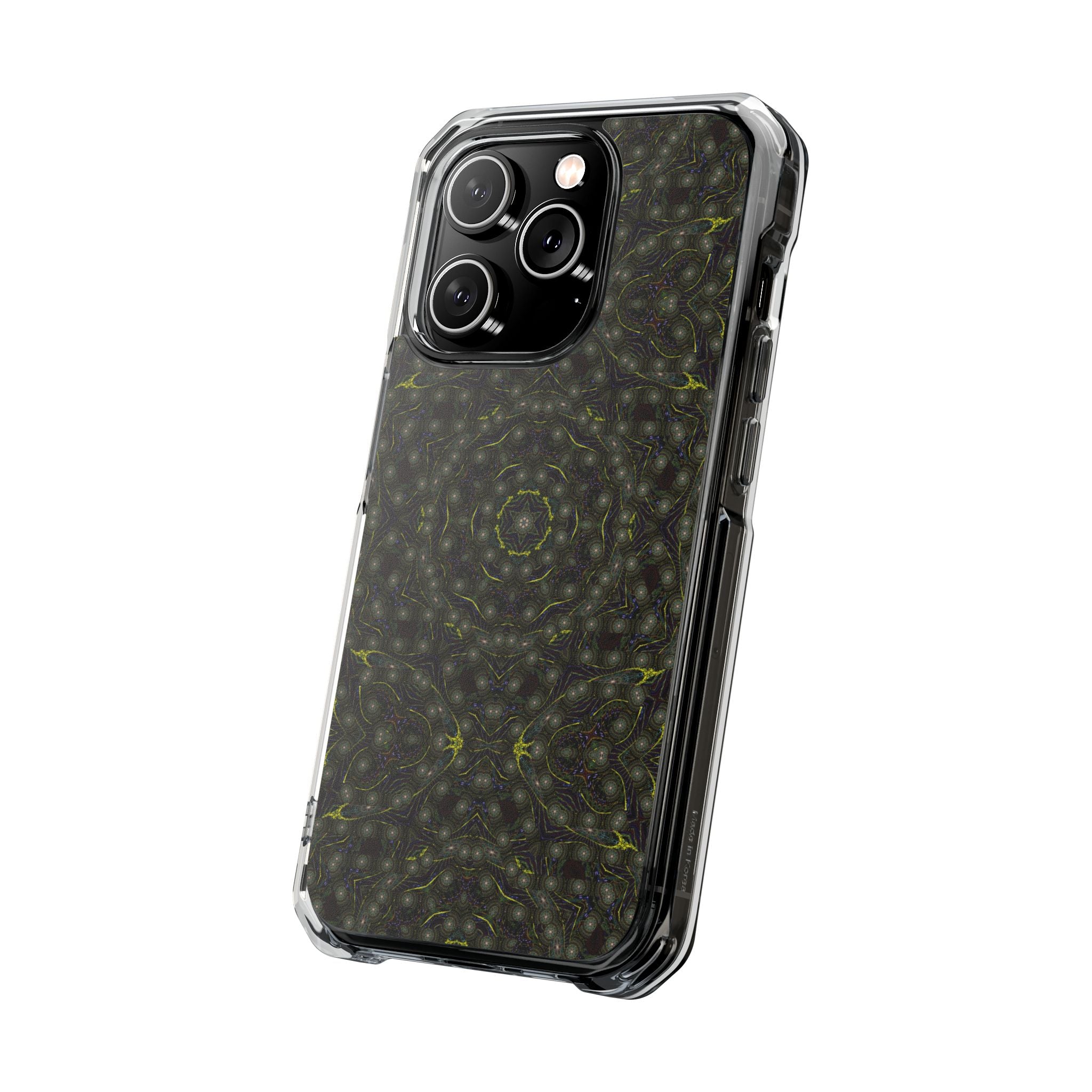iPhone 14 Magnetic Clear Impact Case - P5 Kaleidoscopic No.2