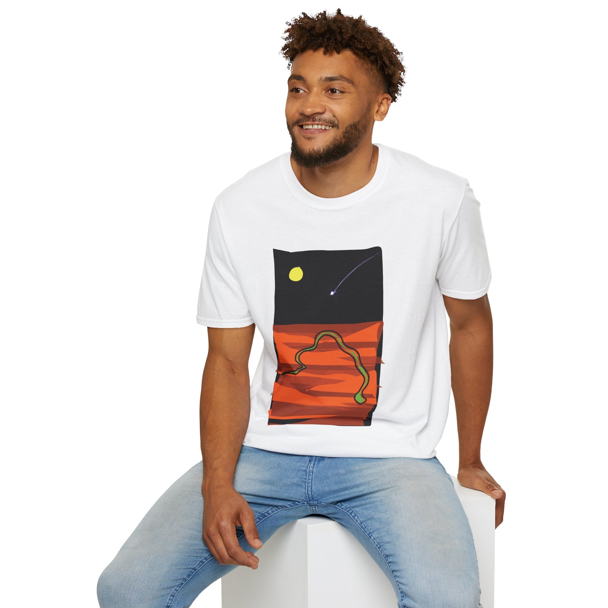 Unisex Softstyle T-Shirt - The Traveller Series (Shooting Star)
