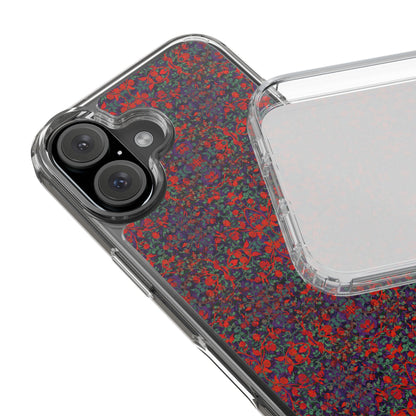 iPhone 16 Clear Case – Hidden Weave Series No.25