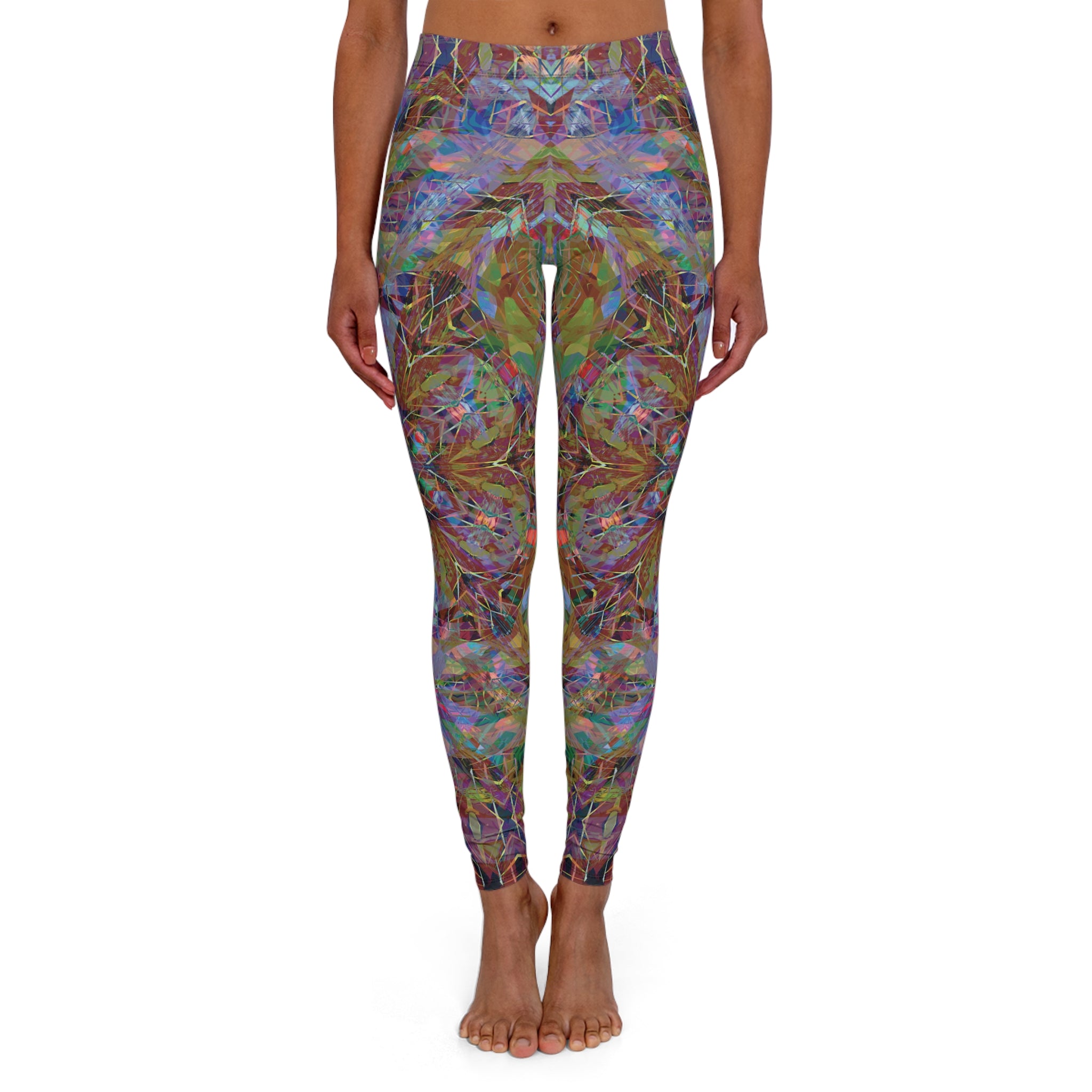 Spandex Leggings - Mandala Series No.14
