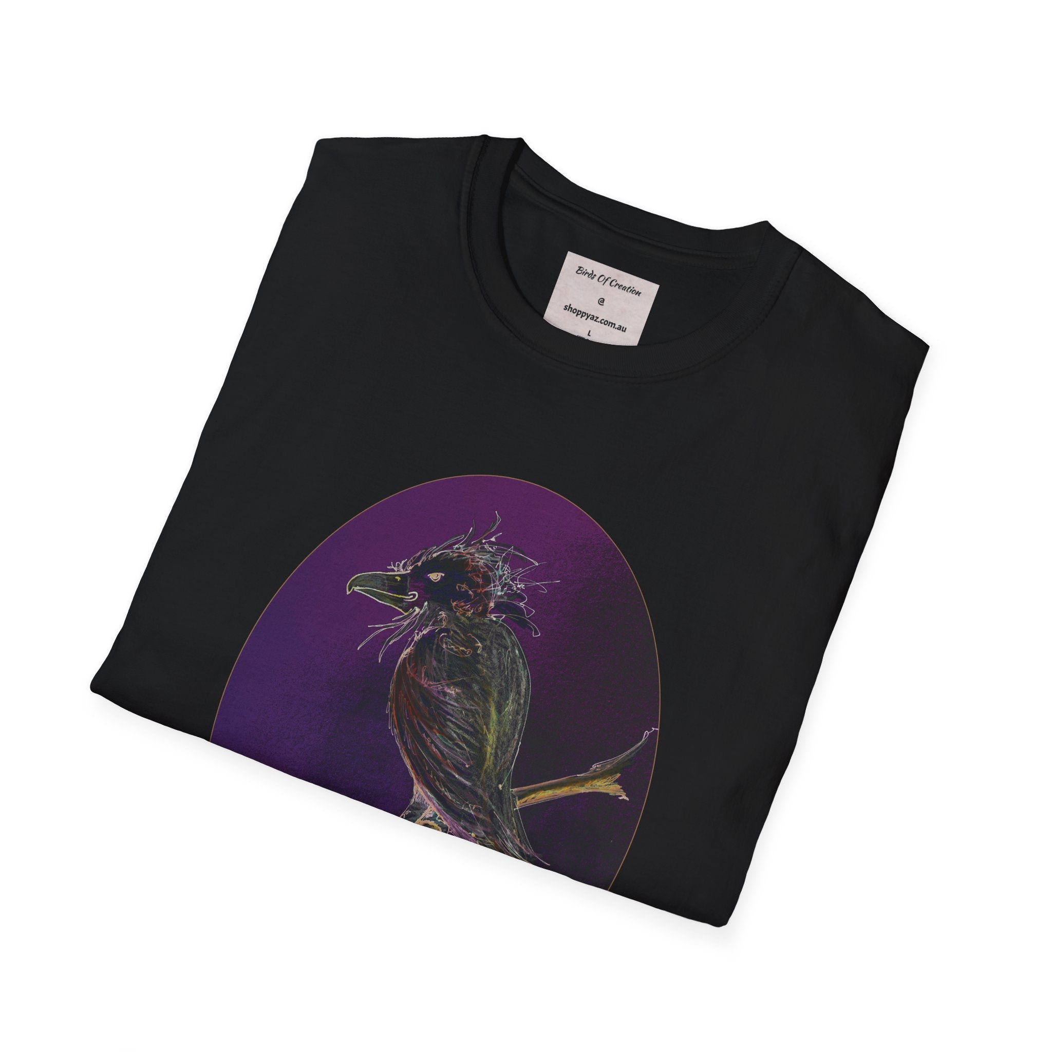 Unisex Softstyle T-Shirt - Birds Of Creation No.1a