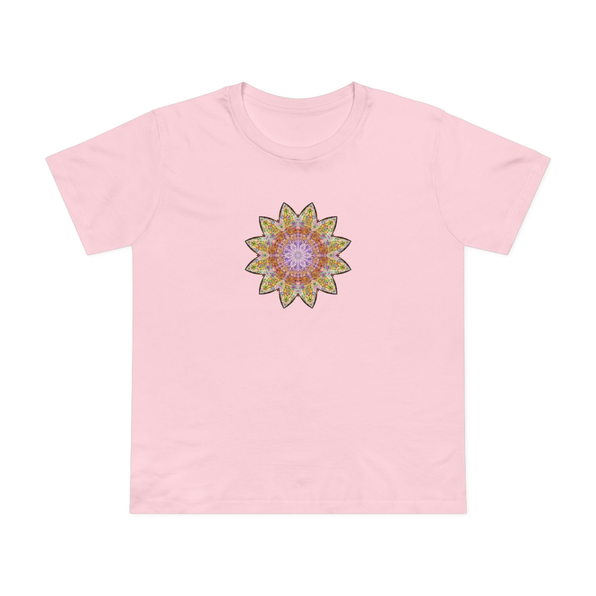 Women’s Maple Tee - Love Light Mandalas No.14