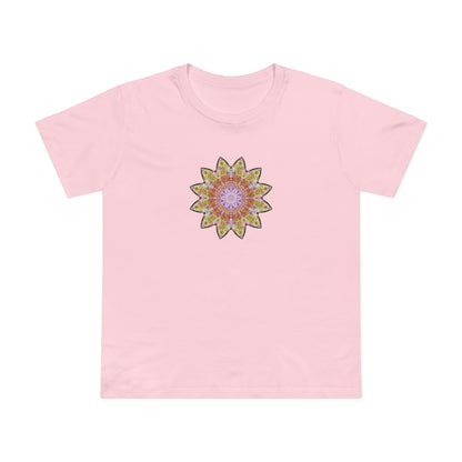 Women’s Maple Tee - Love Light Mandalas No.14