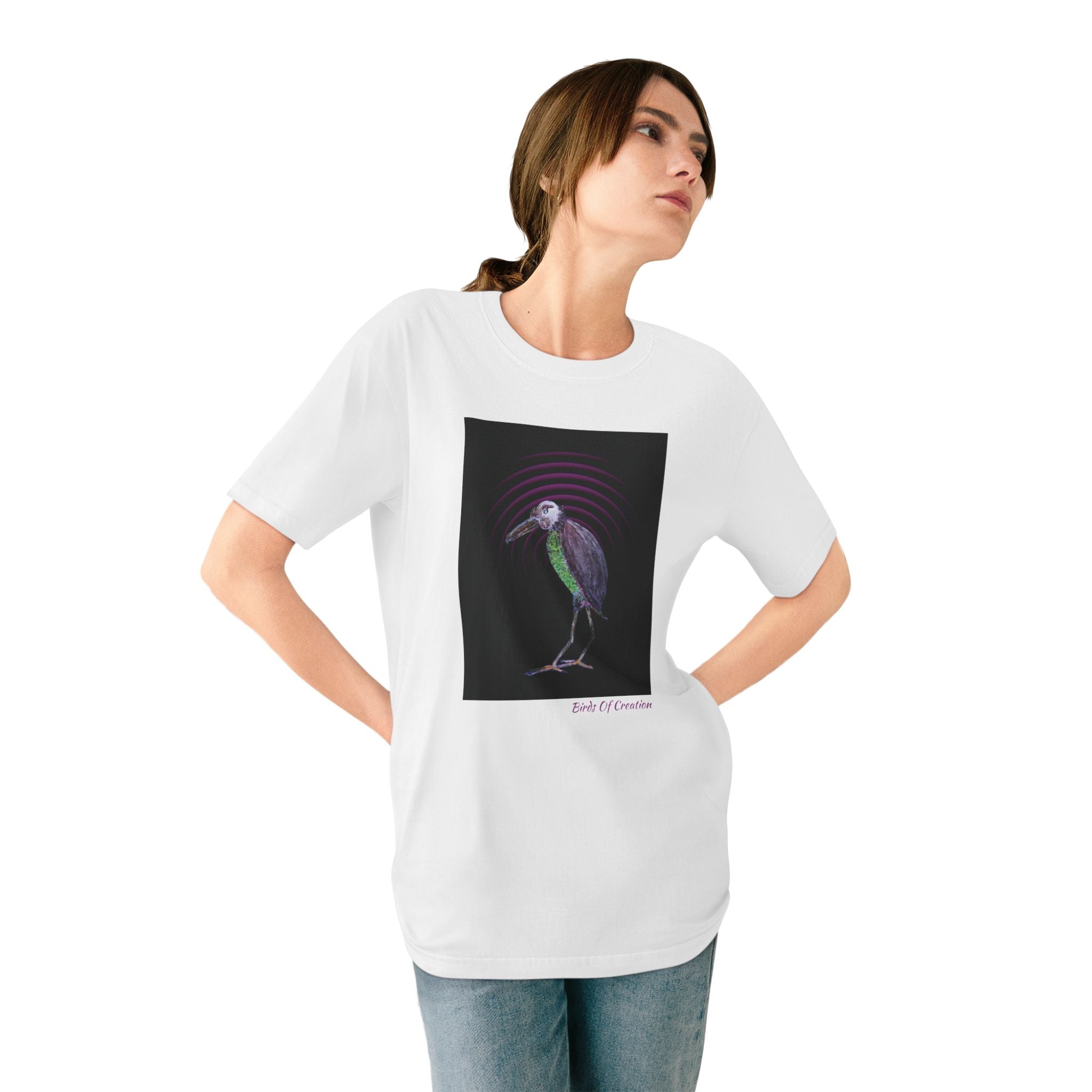 Organic Staple T-shirt - Birds Of Creation No.2b