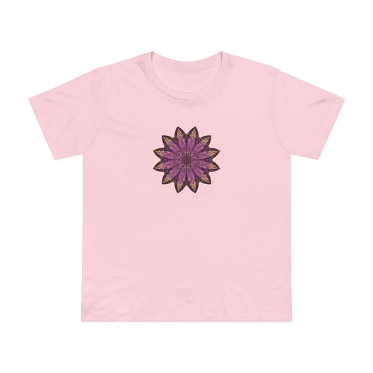 Women’s Maple Tee - Love Light Mandalas No.16