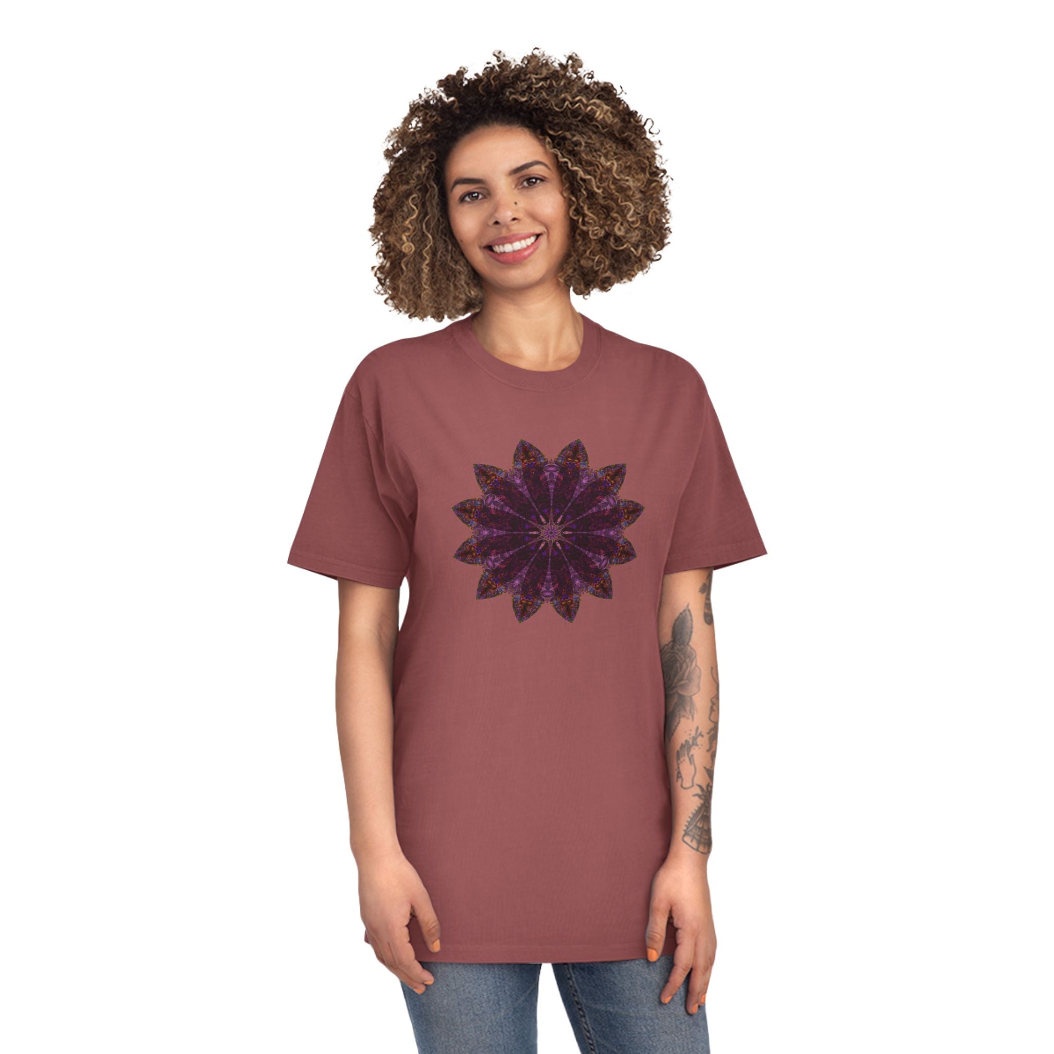 Unisex Faded Shirt - Love Light Mandalas No.15