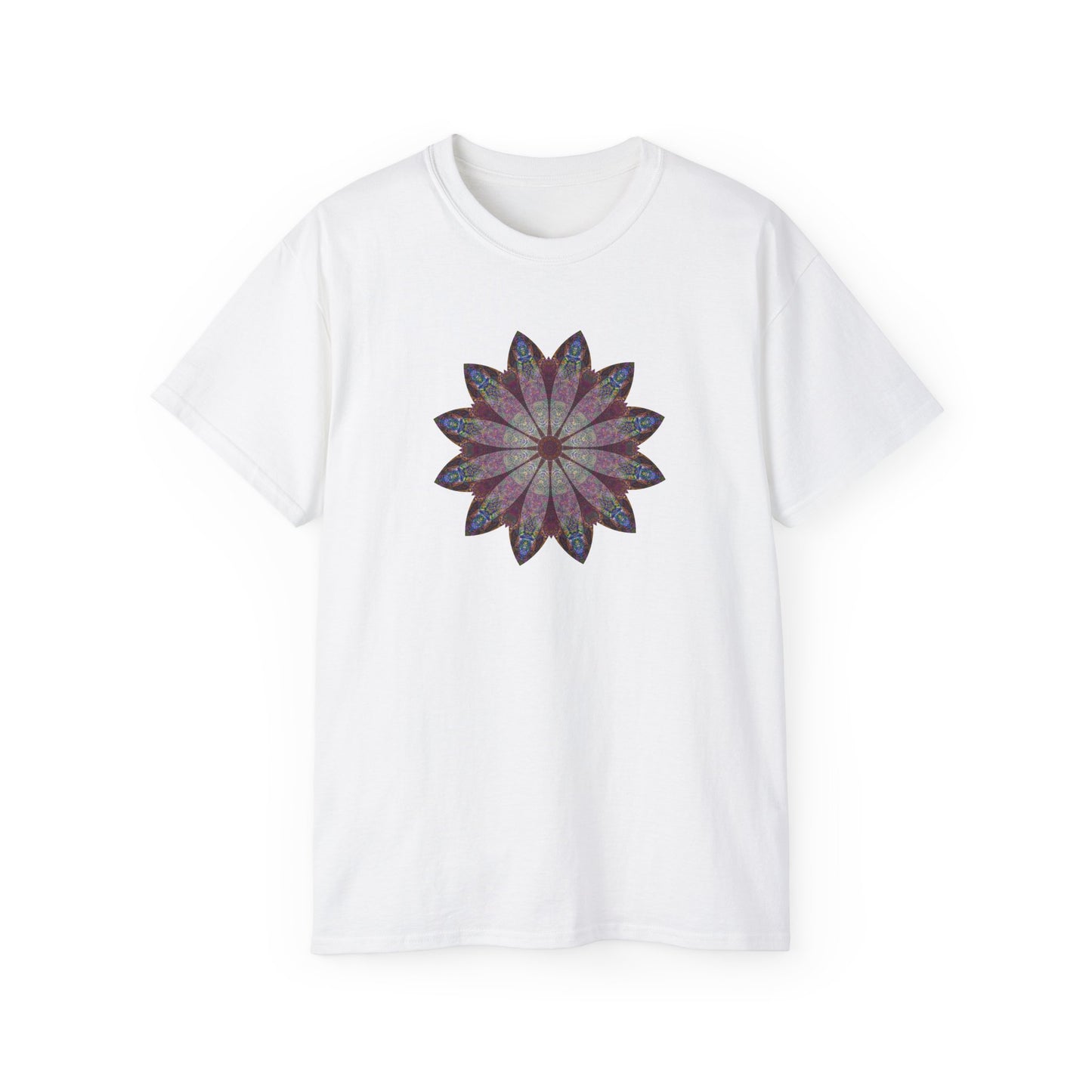 Unisex Ultra Cotton Tee - Love Light Mandalas No.9