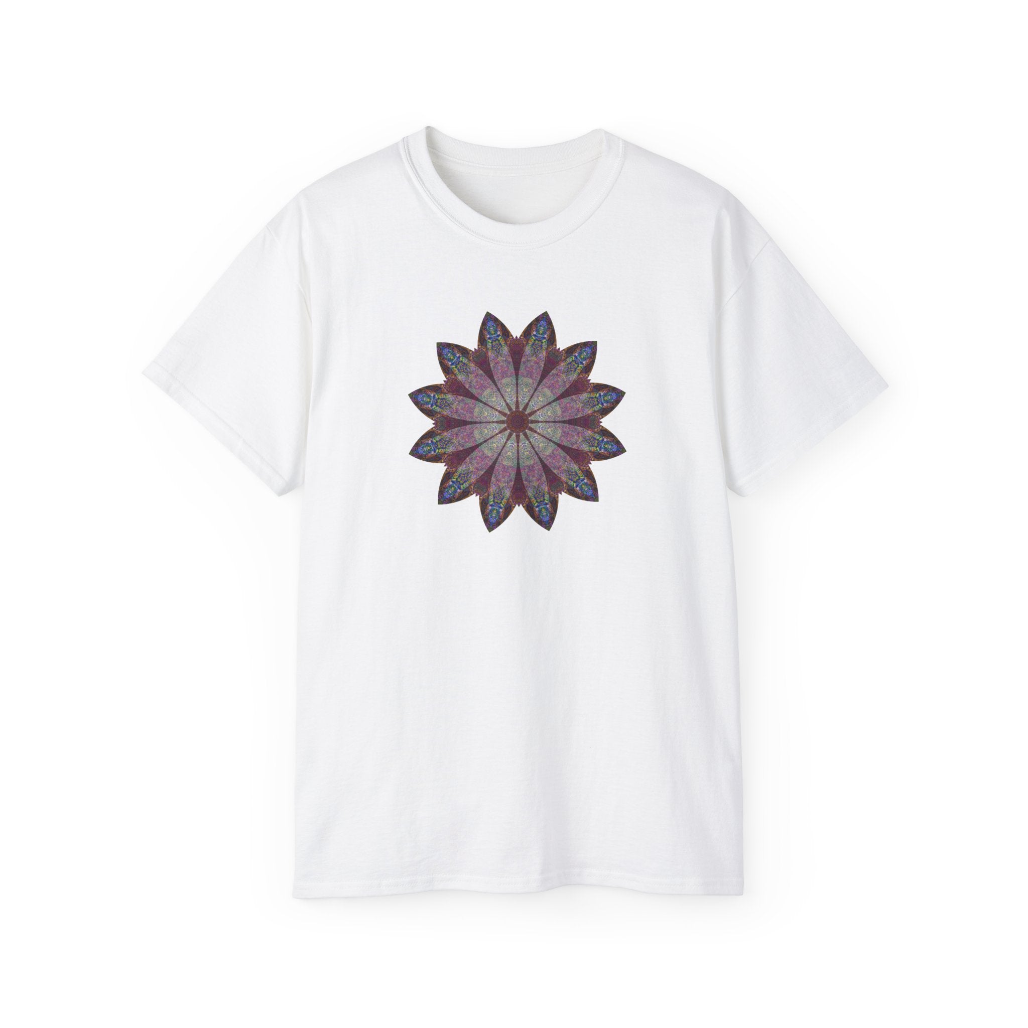 Unisex Ultra Cotton Tee - Love Light Mandalas No.9
