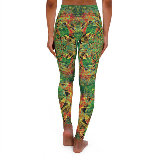 Spandex Leggings - Love Light Fractals No.3b