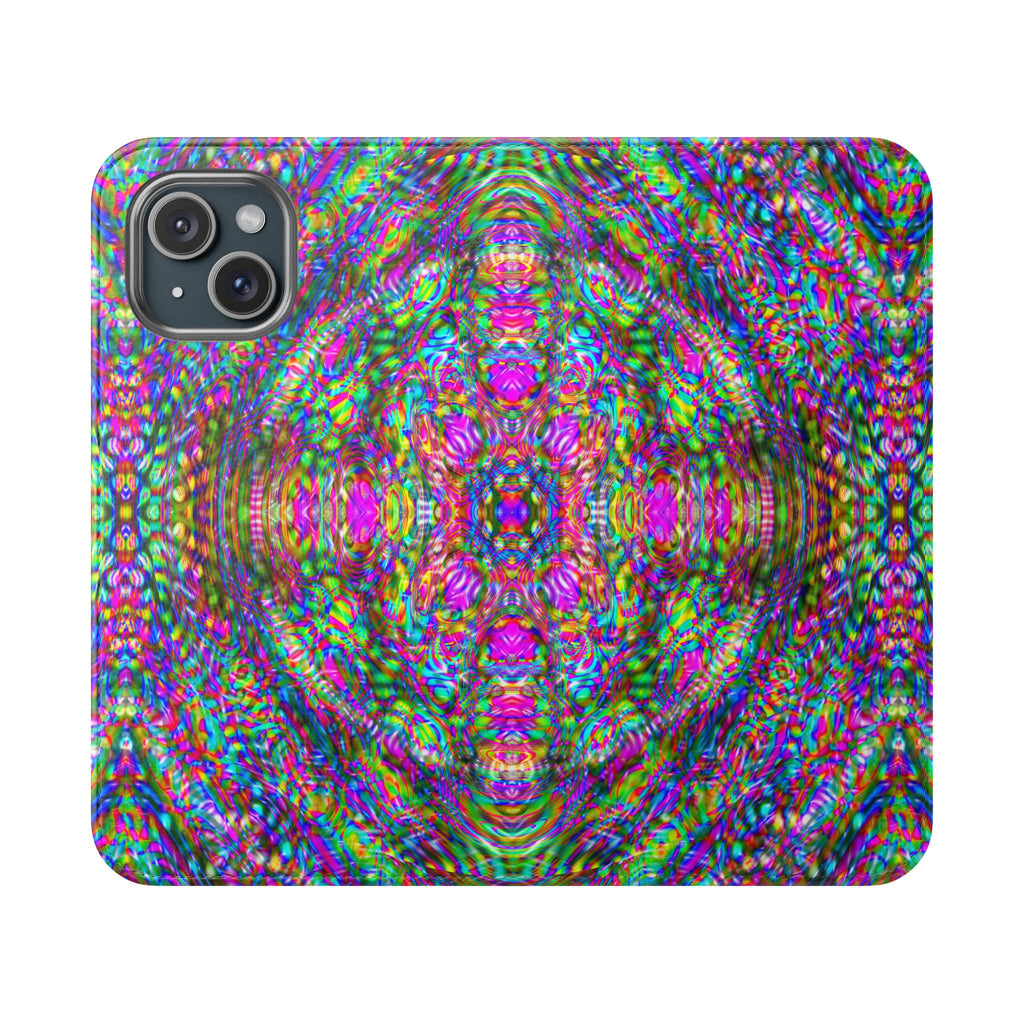 iPhone 15 Flip Case - DMT Scribe Tiles No.4